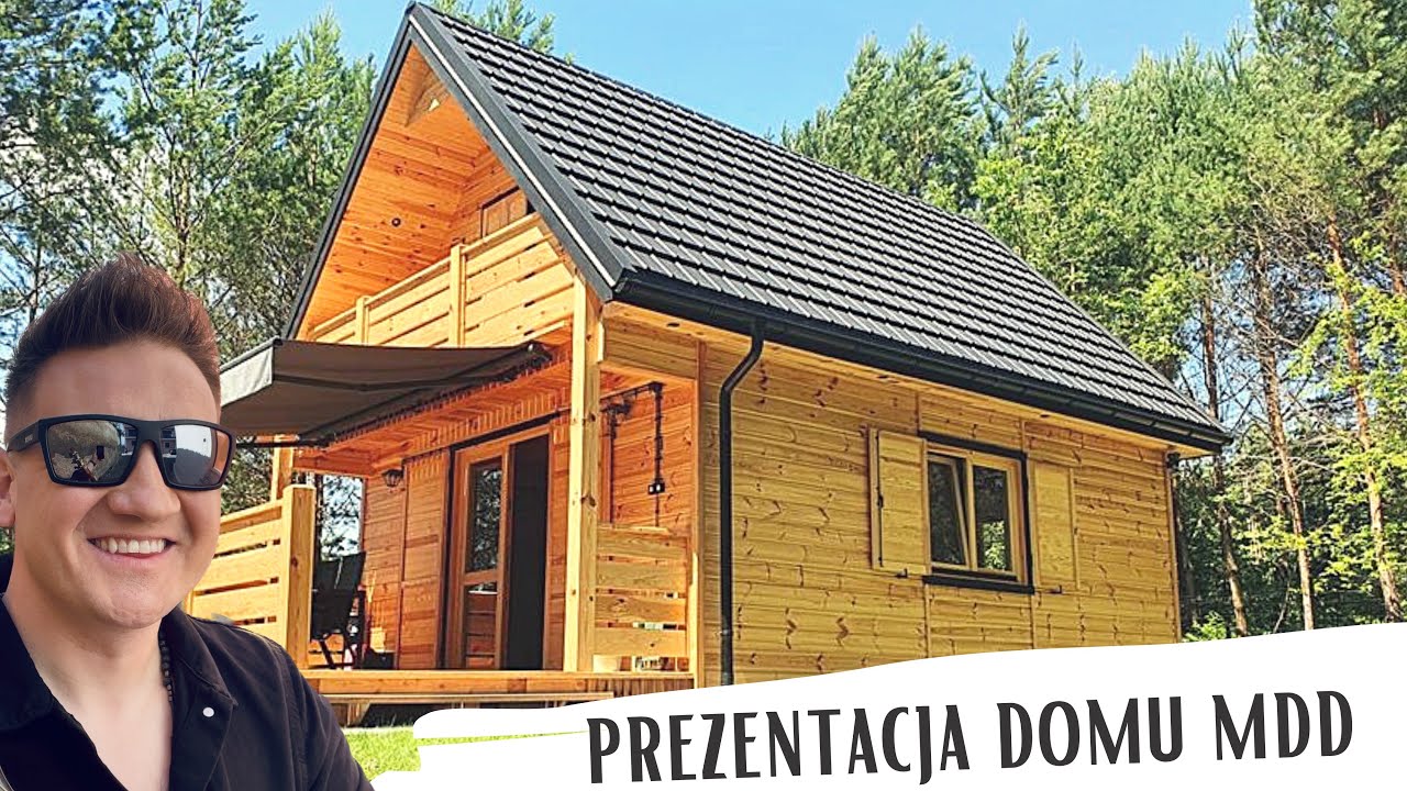 Dom drewniany szkieletowy | 35m2 - 70m2| Letniskowy - Całoroczny | Realizacja MDD