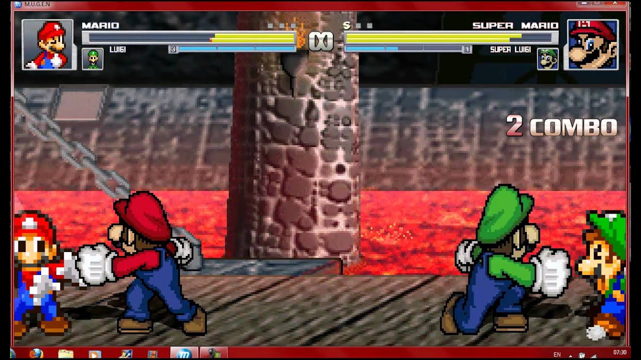Mugen Mario Bros vs SMBZ Mario Bros