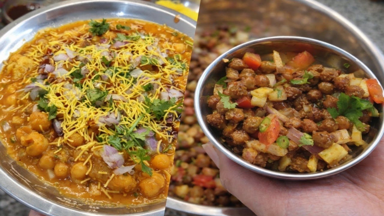 Street Style Kala Chana Chaat & Ragda Chaat Recipe | Ramadan Special Chaat Recipes😋Easy Chana Chaat