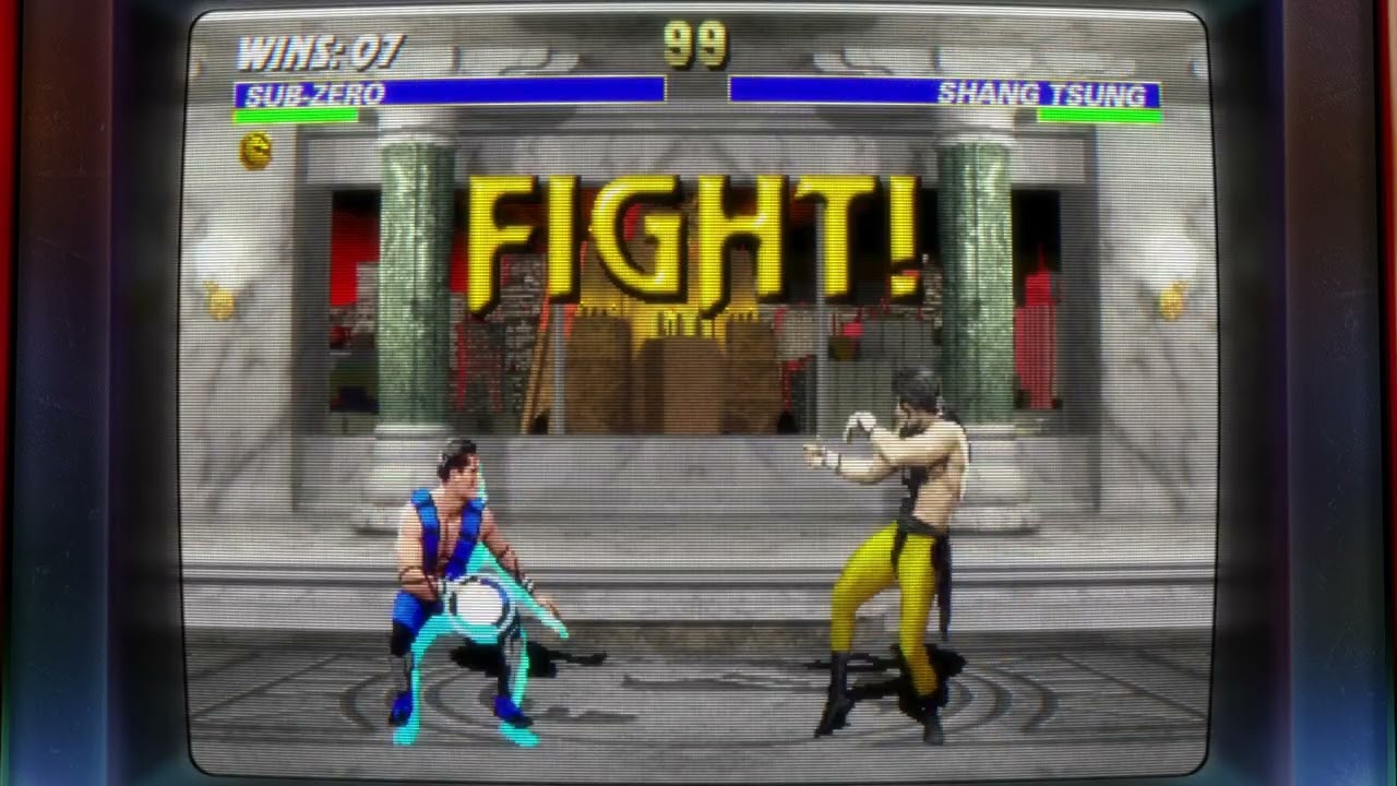 Mortal Kombat  Legacy Kollection mk3 Arcade Sub Zero Run Player 1