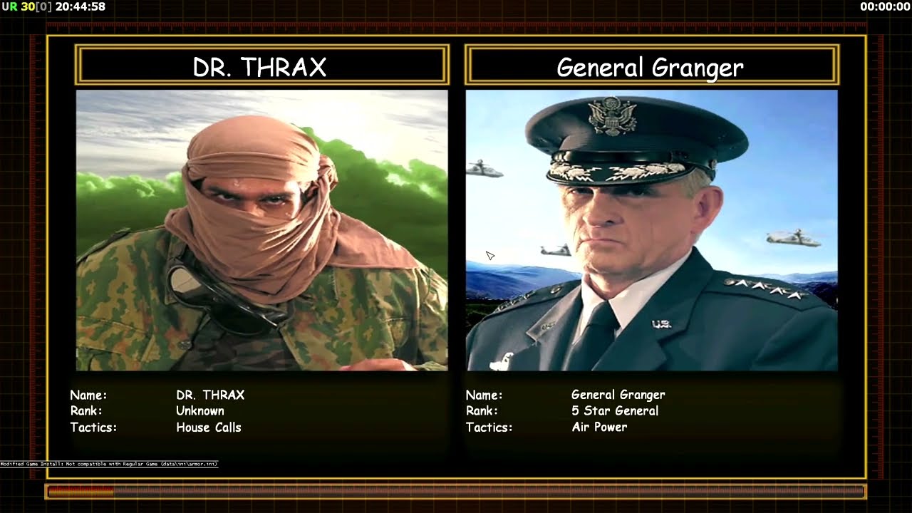 CnC Generals Zero Hour Shockwave Chaos; Generals Challenge: Toxin vs Air