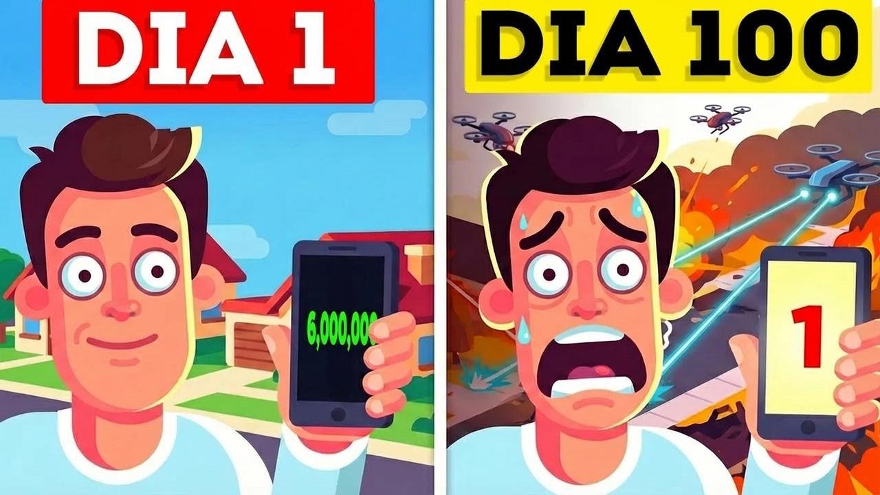 Sobrevivi 100 Dias Durante a Dominação da IA