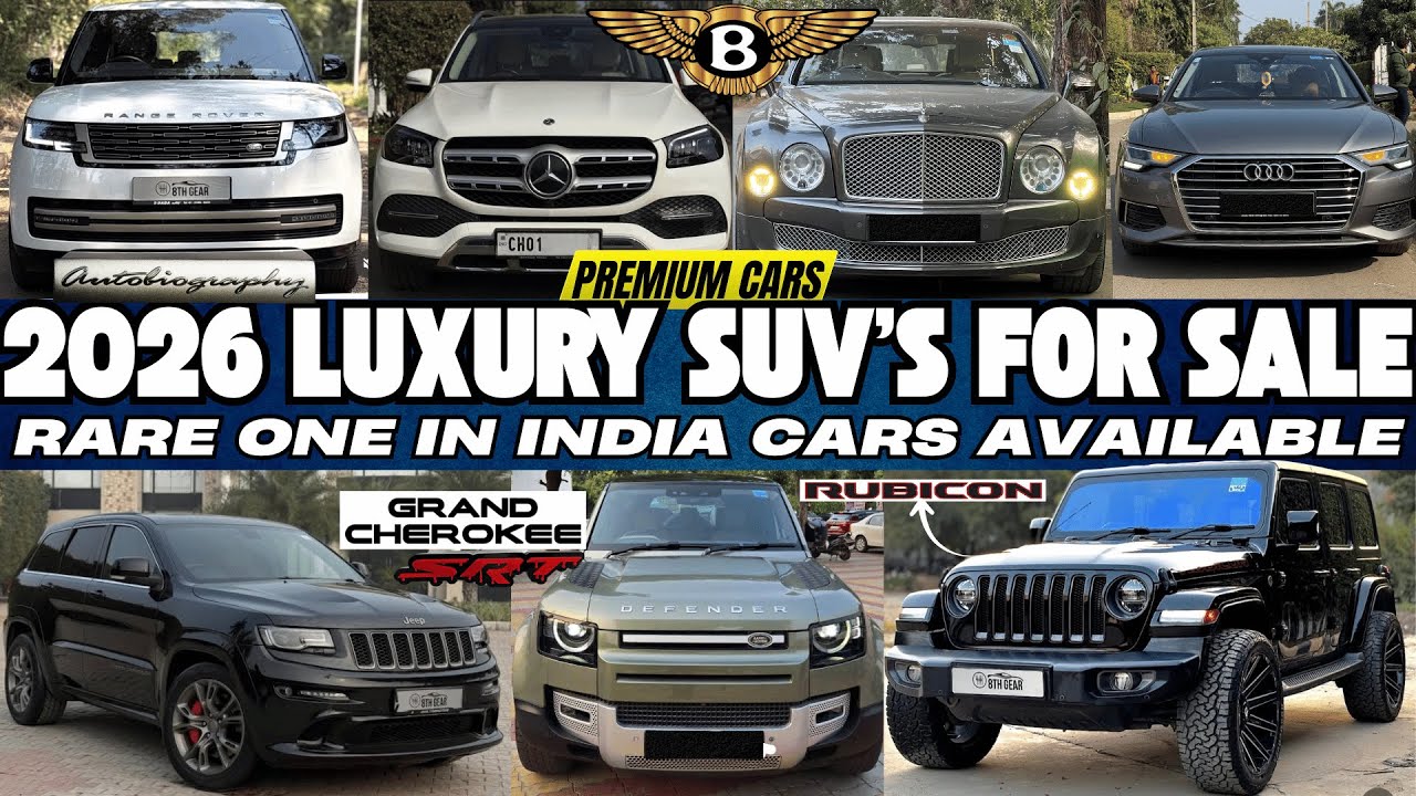 2026 Premium Luxury SUV Cars For Sale | Bentley Mulsanne | Grand Cherokee SRT | Autobiography | Audi