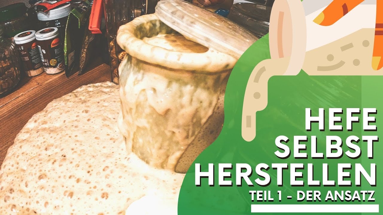 HEFE VERMEHREN | Hefe selber machen I 3 Rezepte - TEIL 1 Die Herstellung