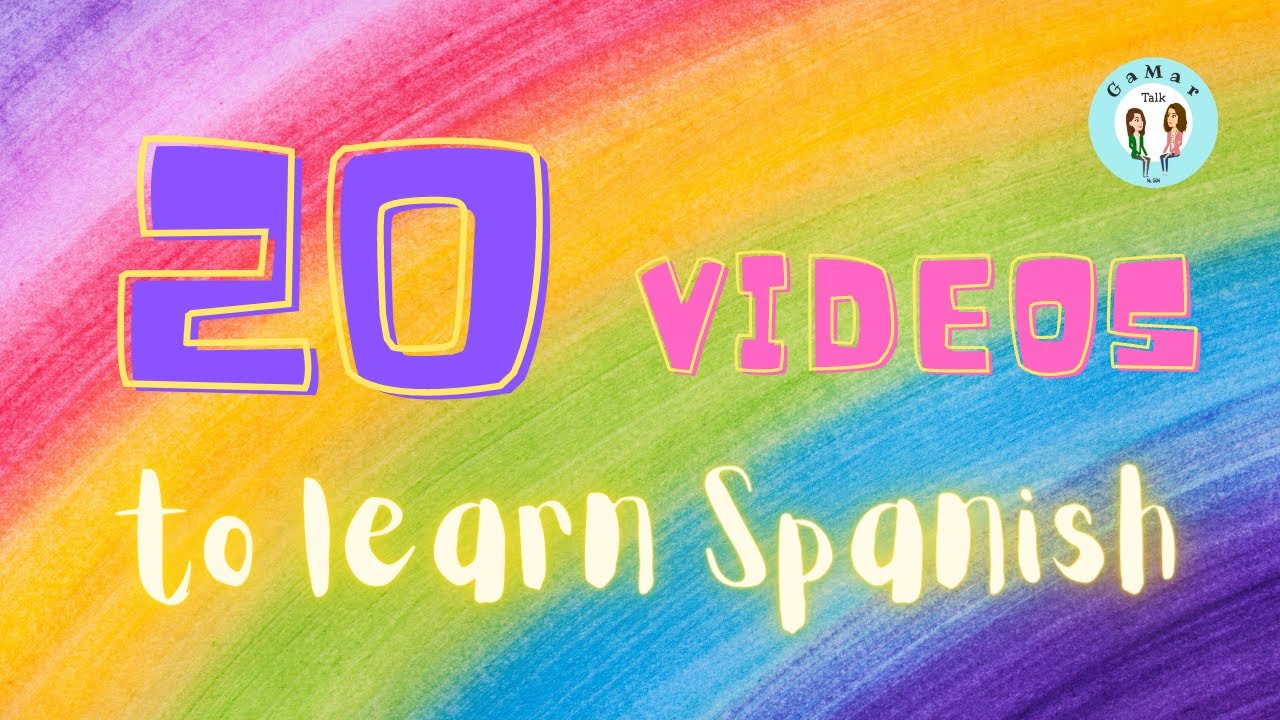 los saludos, la escuela, los animales...APRENDE ESPAÑOL BÁSICO/Cartoons/ Spanish for kids/GaMarTalk
