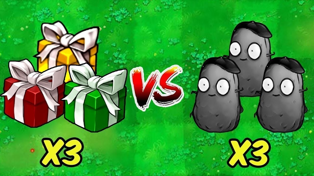 PVZ 1 Hybrid Challenge - 3 Plants Box VS 3 Nut Imitater - Who Will Win?