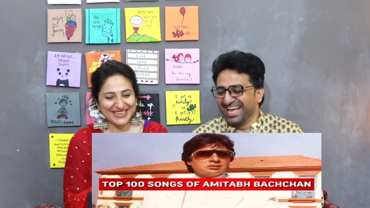 Pak Reacts Top 100 Songs Of Amitabh Bachchan| Random 100 Hit Songs Of Amitabh Bachchan (1969-2025)