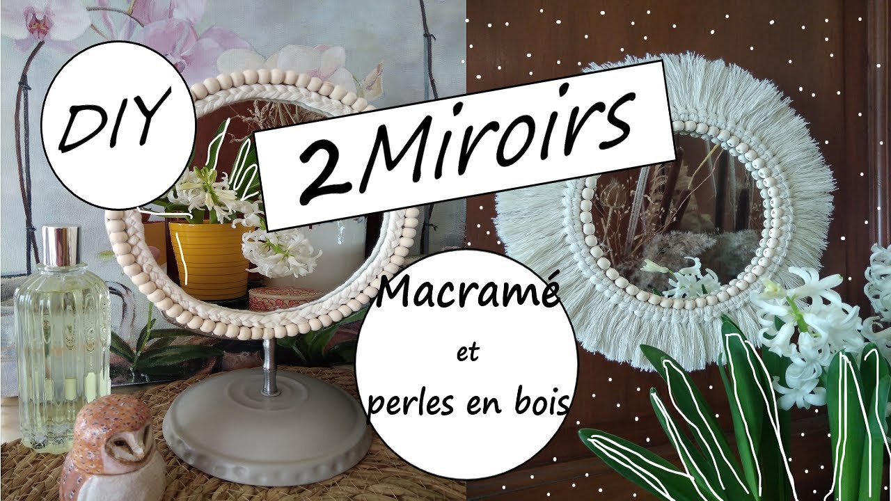 DIY miroir bohème avec de la récup