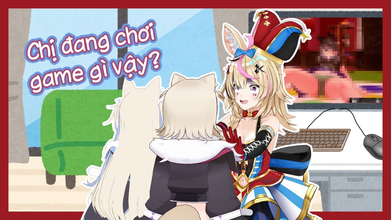 [Hololive Vietsub] Fuwamoco vào xem stream của Polka không thể đúng lúc hơn