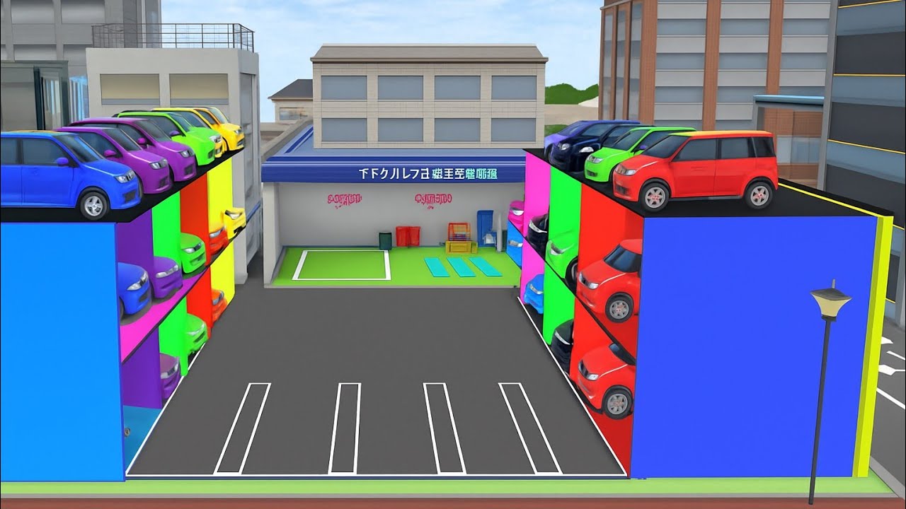 Viral Garage Car Rainbow 🌈😮 At Sakura Shop ll Sakura School Gaming Update 