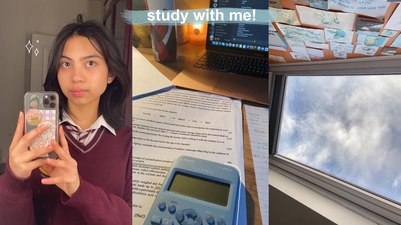 study with me! | 5th year winter exams ❄️📖 // leaving cert
