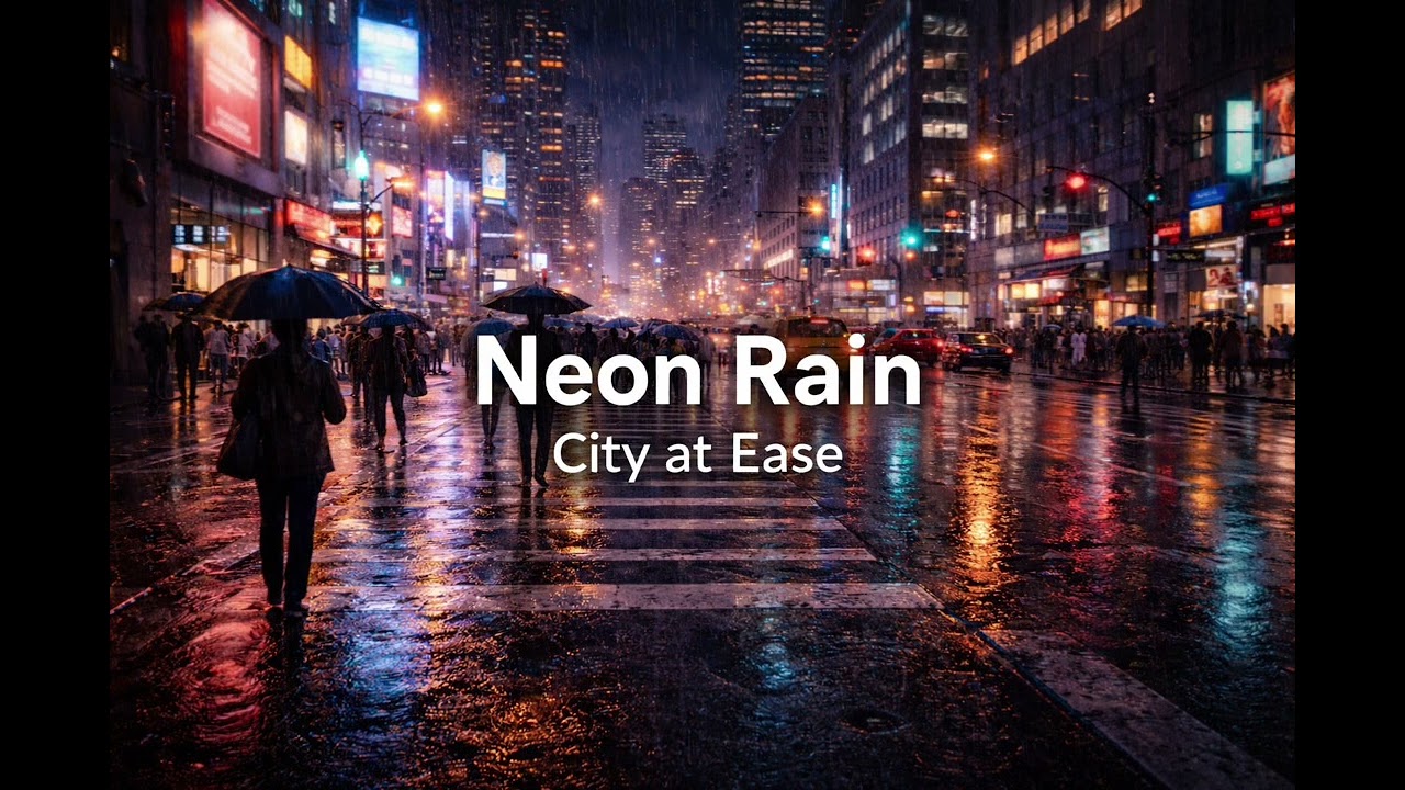 Neon Rain, City at Ease  │ Midnight Focus 57