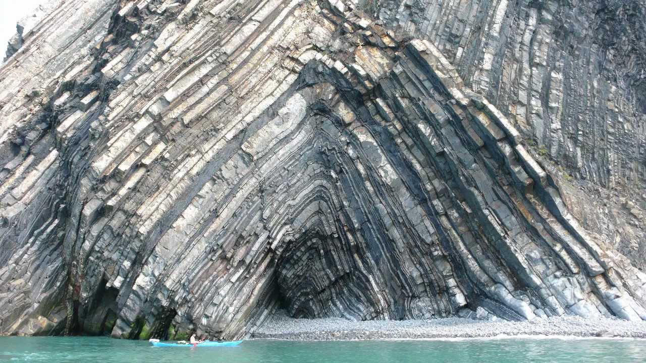 Sea Kayaking Wales - Cemaes Head - Witches Cauldron.