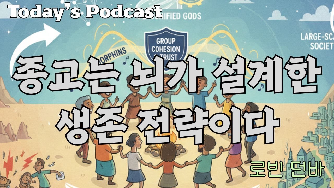 오늘의 팟캐스트(Today's Podcast)/ 종교는 뇌가 설계한 생존 전략이다 / 로빈 던바