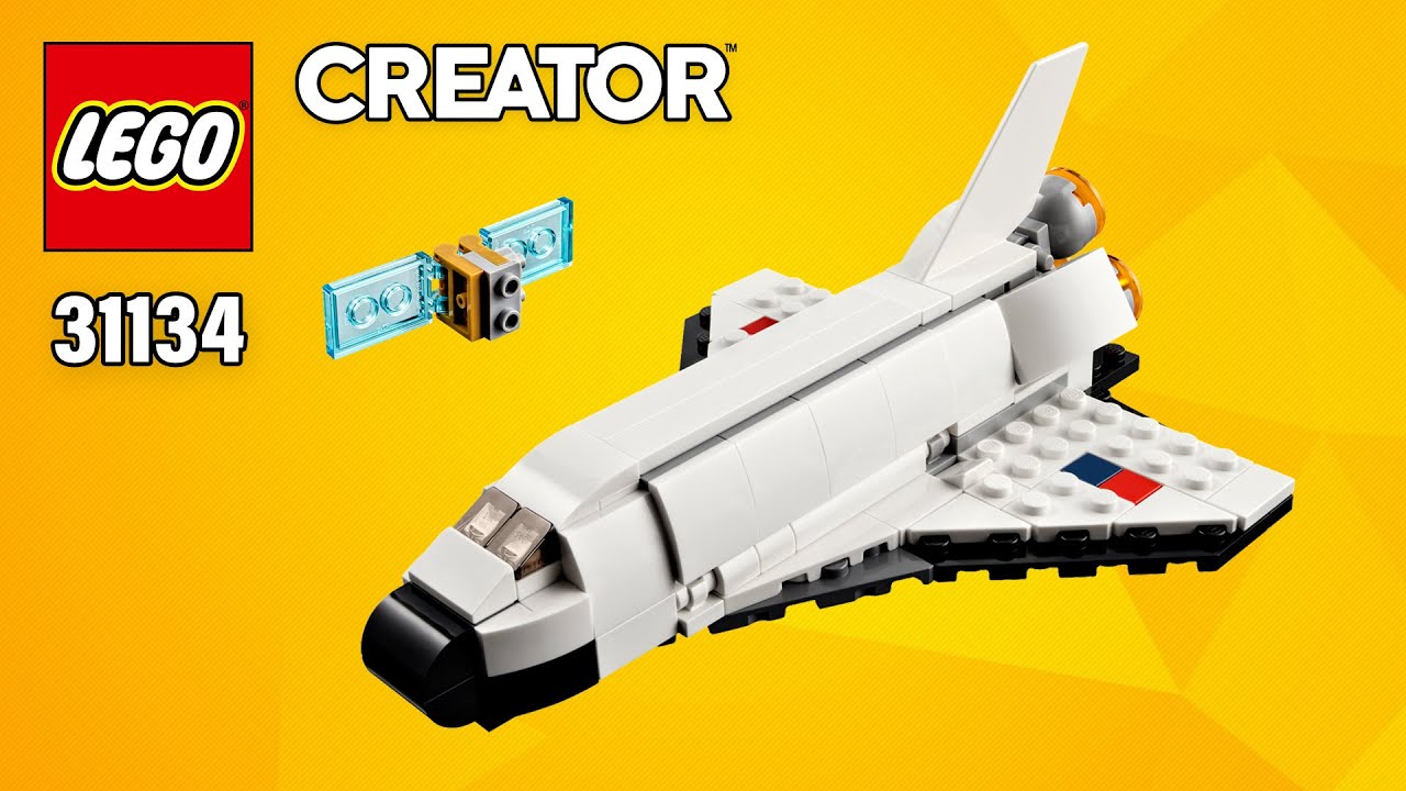 LEGO&reg; Creator Space Shuttle (31134)[144 pcs] Step-by-Step Building Instructions @TopBrickBuilder