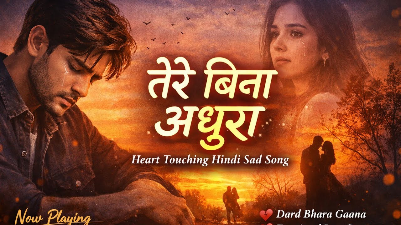 तेरे बिना अधूरा है हर एक शाम 💔 | Heart Touching Hindi Sad Song 2026 | New Emotional Love Song