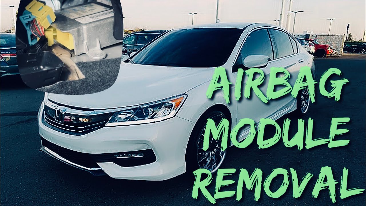 HONDA ACCORD  airbag module removal / como remover el módulo de la bolsa de aire