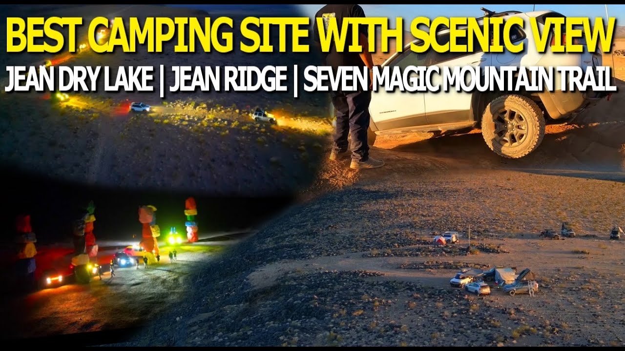Jean Dry Lake | Jean Ridge | Seven Magic Mountain Off Road Trail and Camping - Nevada