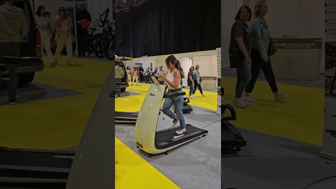 iRunner Ivory Whisper Treadmill | Stylish & Silent at Ideal Home Show Glasgow 2025 #treadmill
