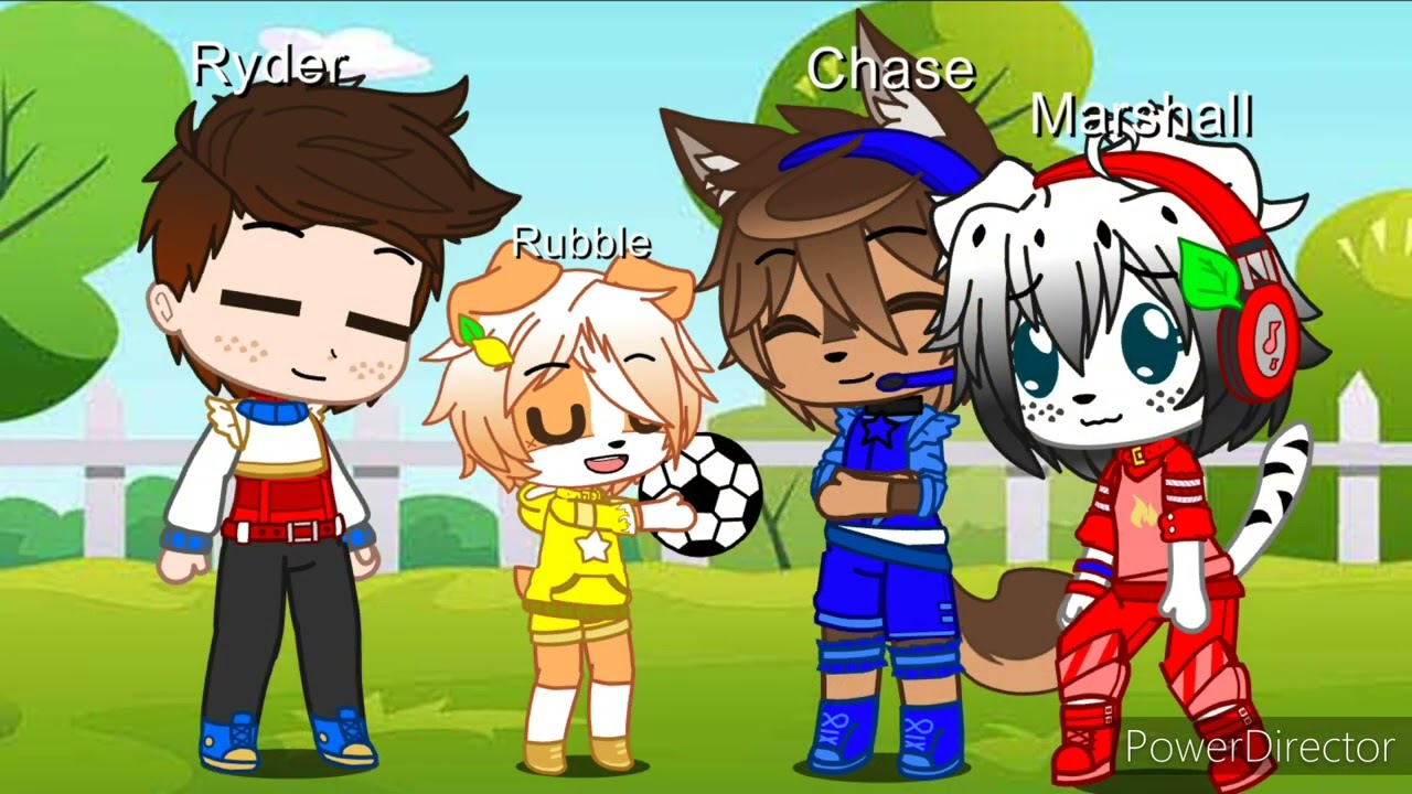 {Gacha Club} 🌿 ❤️•°When Nobody Sees°•💙 Paw patrol 🌿 Chase x Marshall 🌿 ¶Part 4/?¶