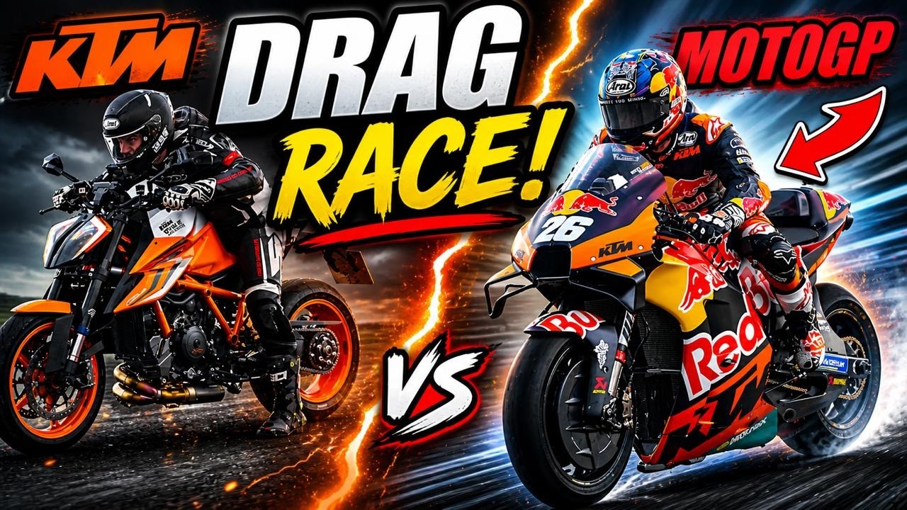 F1 vs MotoGP vs 1400HP Porsche – CRAZIEST Drag Race Ever! 🏁🔥