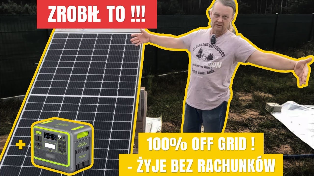 Prąd TYLKO z paneli ? DA SIĘ !