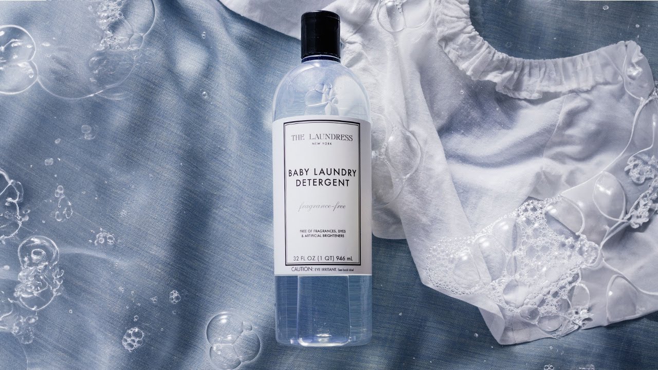 Washing Baby Clothes with The Laundress Fragrance-Free Baby Detergent