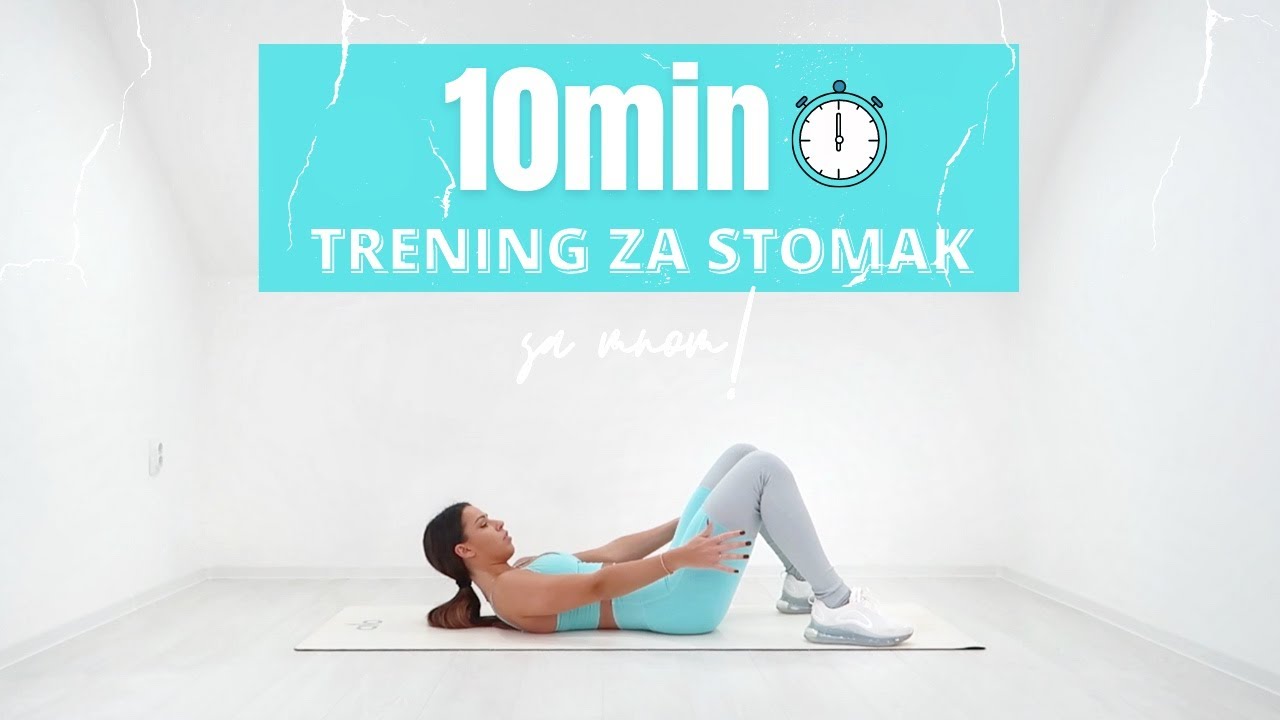 10min TRENING ZA STOMAK - Intenzivni kućni trening sa mnom!🔥