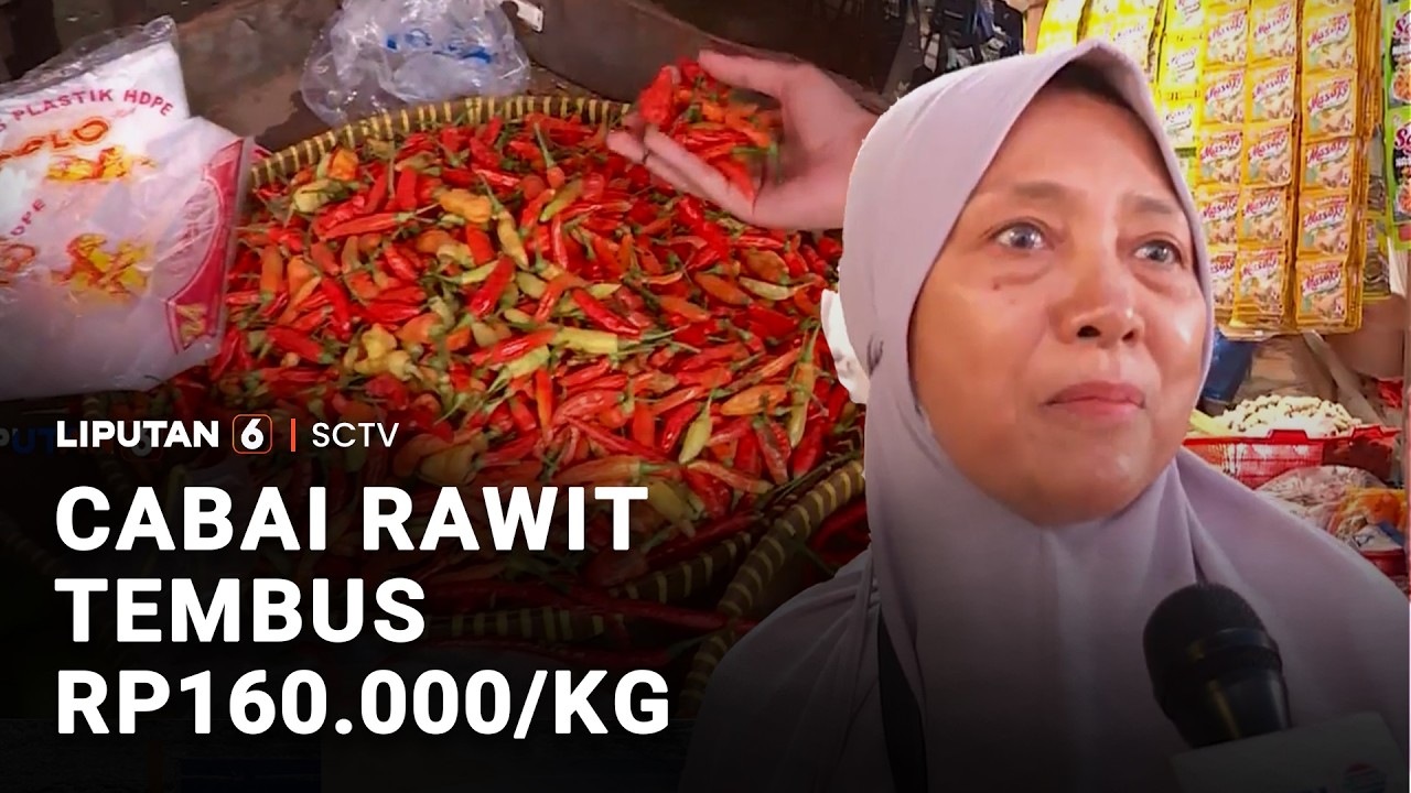 Cabai Rawit Tembus Rp160.000 Per Kilogram | Liputan 6