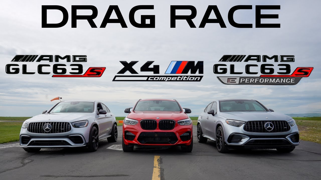 AMG GLC63s E-Performance vs X4M Competition vs AMG GLC63s
