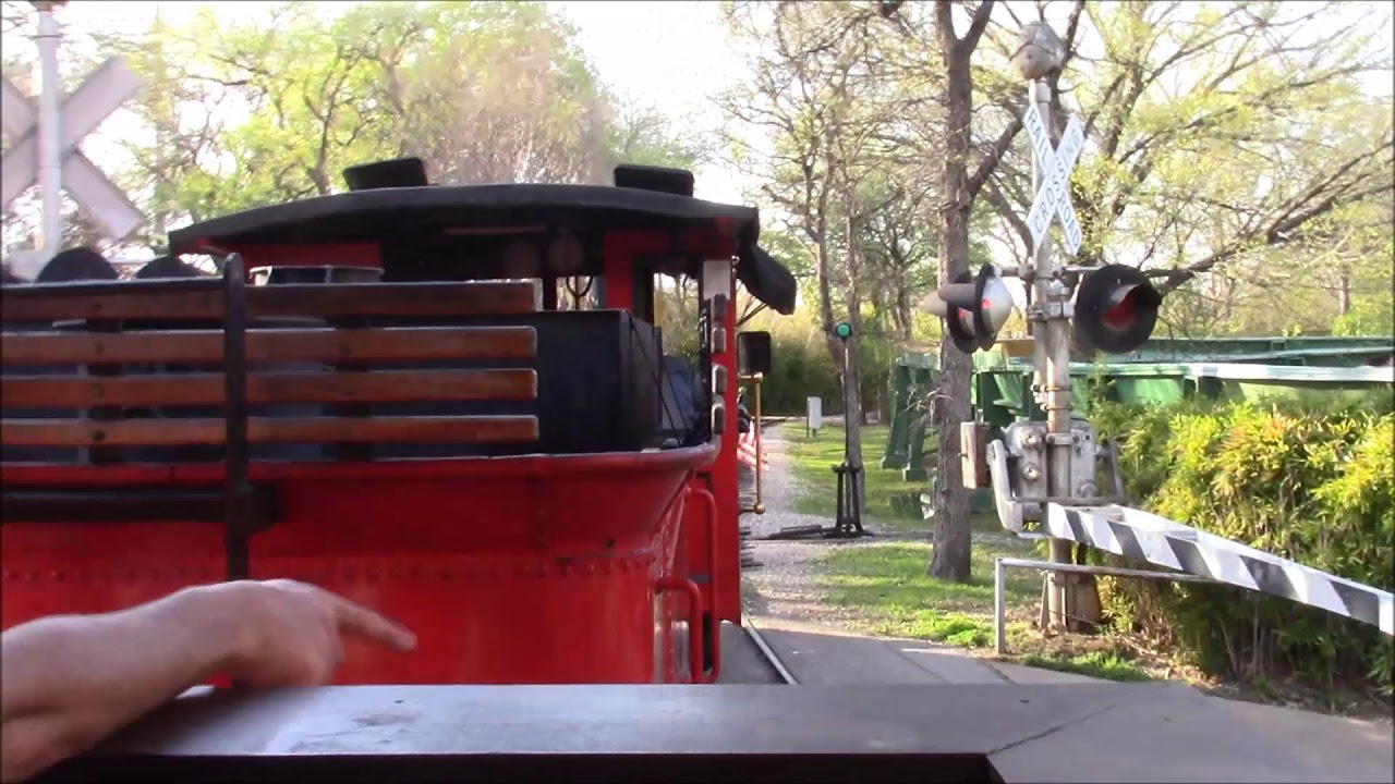 Six Flags Railroad during Spring Break