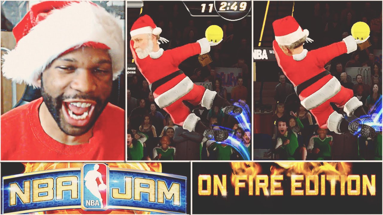 Santa Claus Does The Dab On Steph Curry!!! NBA Jam on Fire Edition! #2 - Look At My Dab