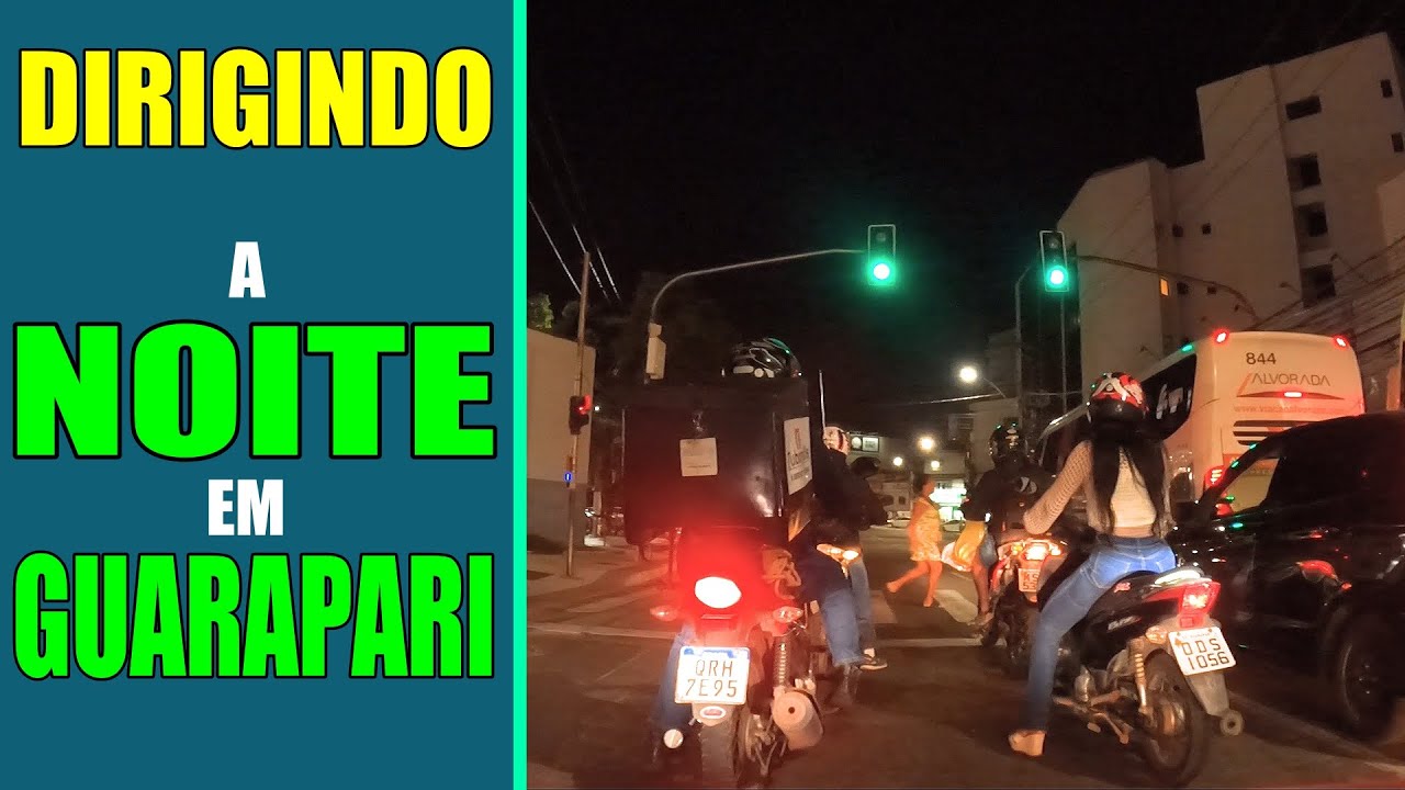 Dirigindo a noite em Guarapari