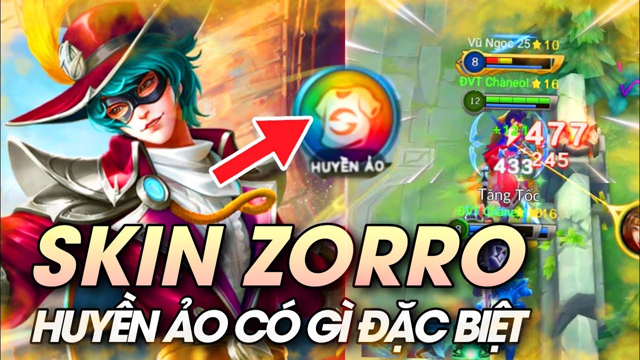 Loạn Chiến Mobile | Trải Nghiệm Skin Zorro Huyền Ảo Có Gì Đặc Biệt Hơn Các Skin Khác?