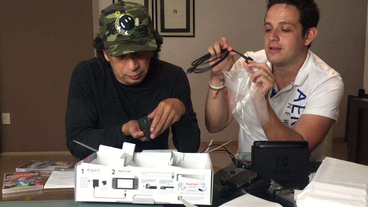 Unboxing Switch con Gus y Javier