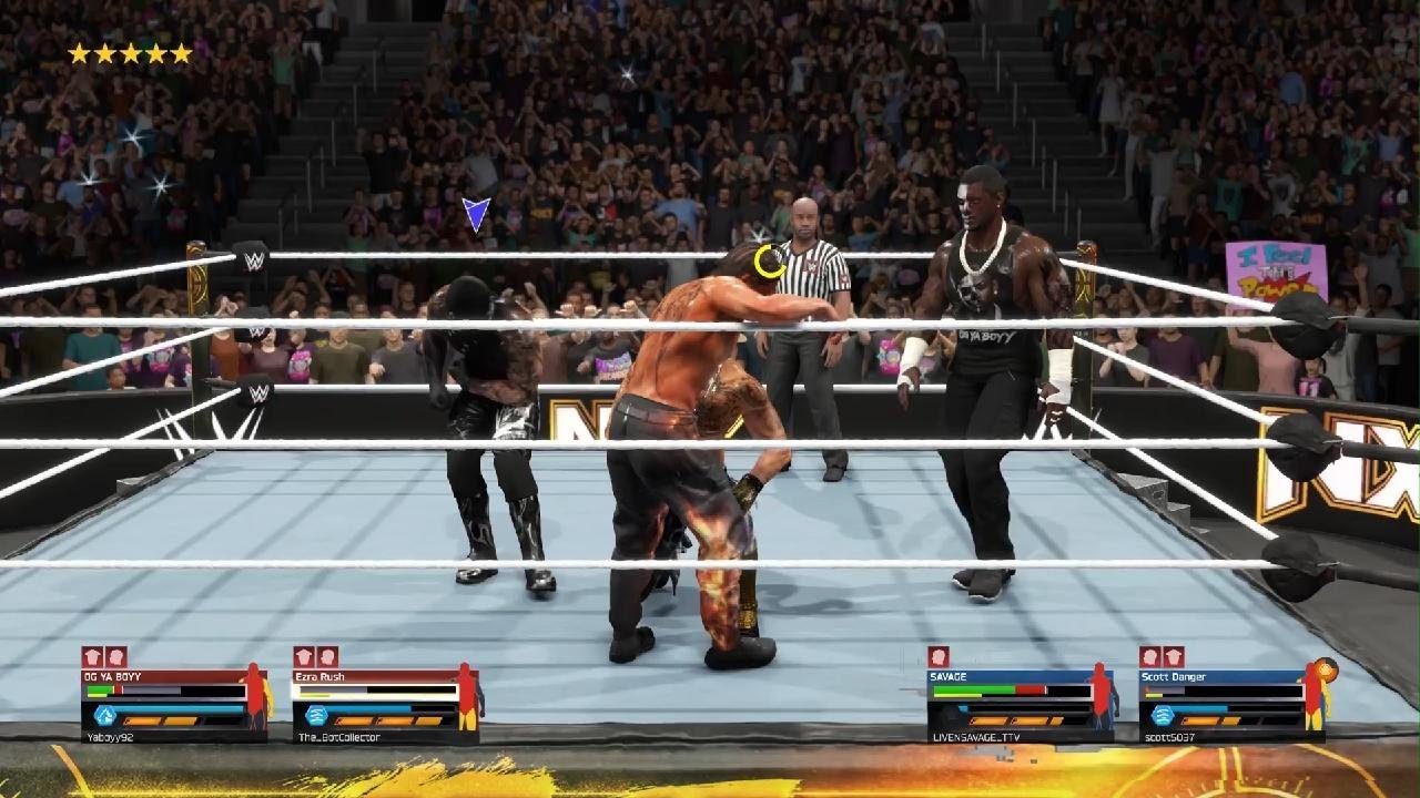 Crazy tag match