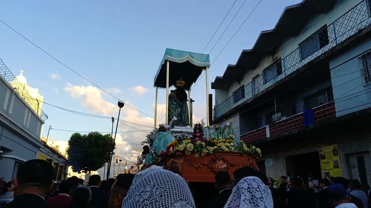 ¡Luna De Xelaju! Procesión de la Inmaculada Concepción del templo de San Francisco 