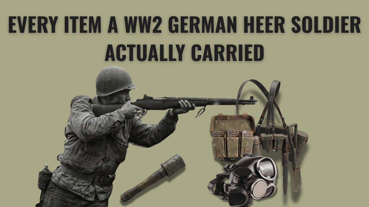 Every Item a WW2 German Heer Soldier Actually Carried