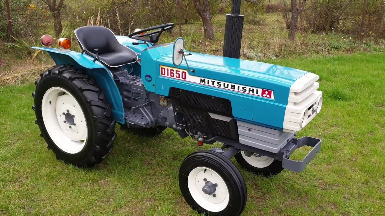 Mitsubishi D1650+glebogryzarka+pług / Japoński Traktor