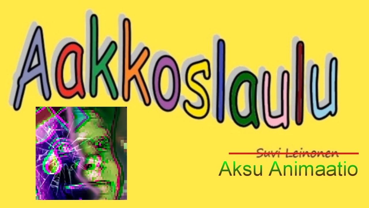 Aksu Animaatio opettaa aakkoset!!