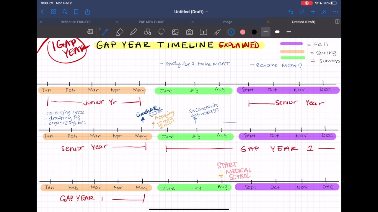 1 GAP YEAR BEFORE MEDICAL SCHOOL | THE TIMELINE EXPLAINED