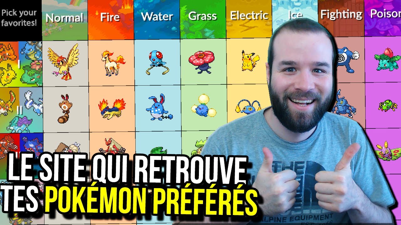LE SITE TROP COOL QUI DÉCOUVRE L'INTÉGRALITÉ DE TES POKÉMON PRÉFÉRÉS 🤗