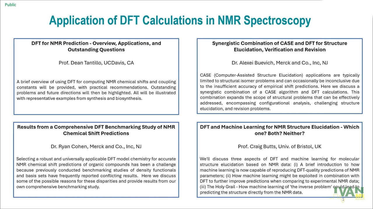 Application of DFT Calculations in NMR Spectroscopy