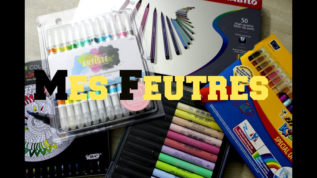 Mes Feutres pour le coloriage pour Adultes / Art thérapie