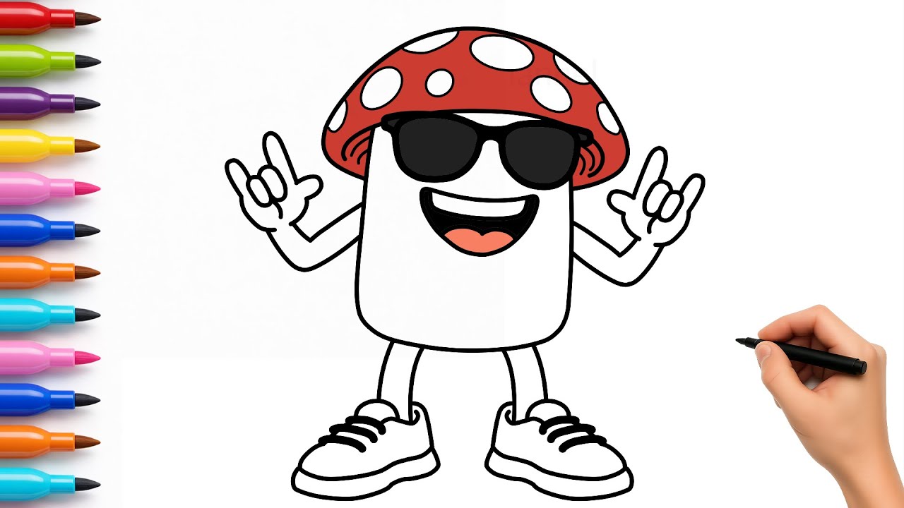 Como Desenhar a Funguy Fungi   - Brainrot