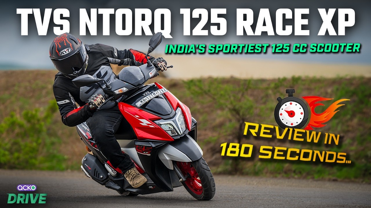 TVS NTorq 125 Race XP | The Sporty And Not So &ldquo;Sporty&rdquo; Bits In 180 Seconds!