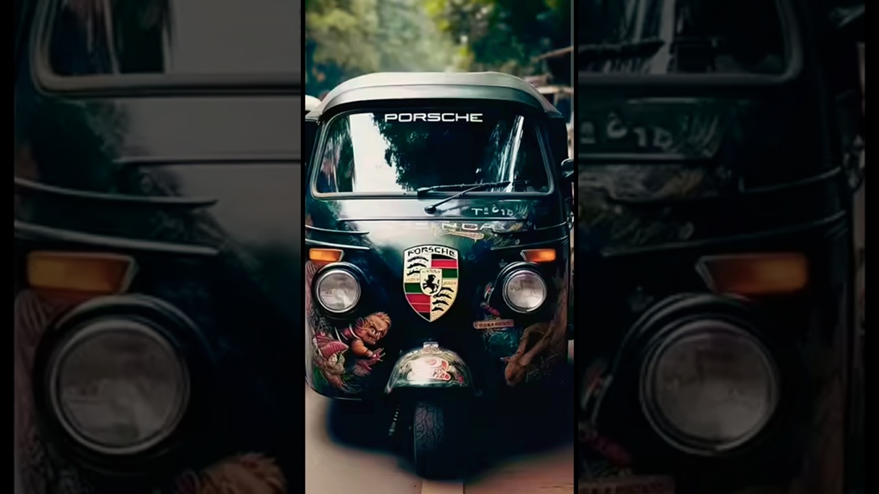 🚖 Modern Auto Rickshaw Design | New Stylish Three Wheeler Look🛺🛺#decoration #auto #shortvideo