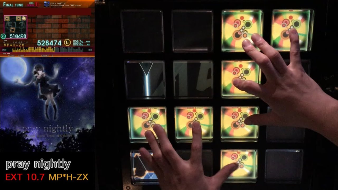 【jubeat bt Ave.】pray nightly EXT [EXCELLENT] 60fps
