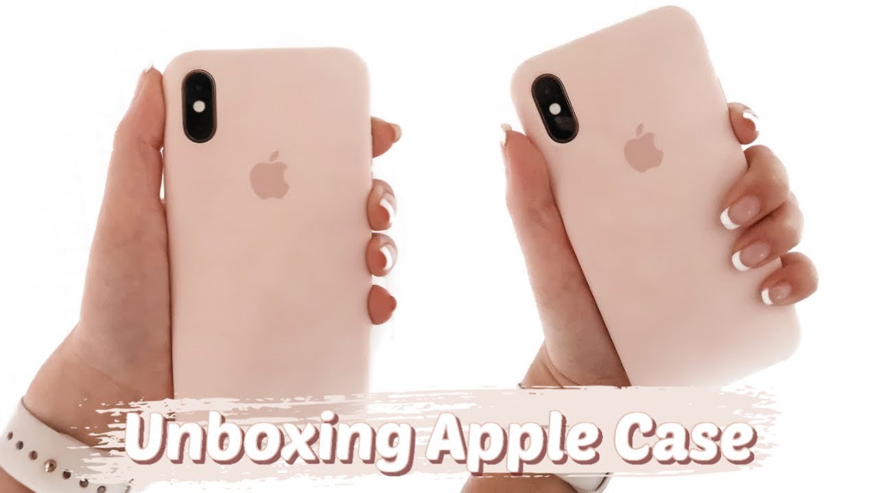 Unboxing Apple Silicone Case in Pink Sand