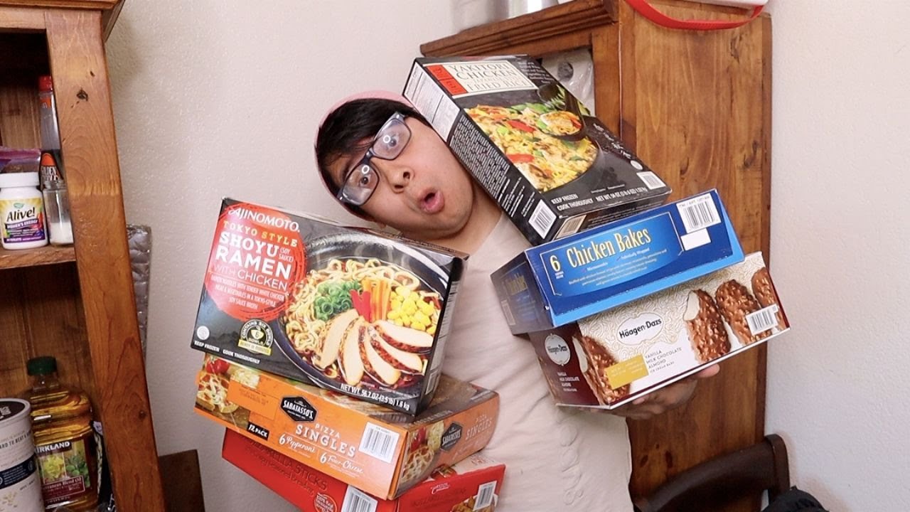 24 HORAS COMIENDO COMIDA CONGELADA DE COSTCO!!! | Christianestilo